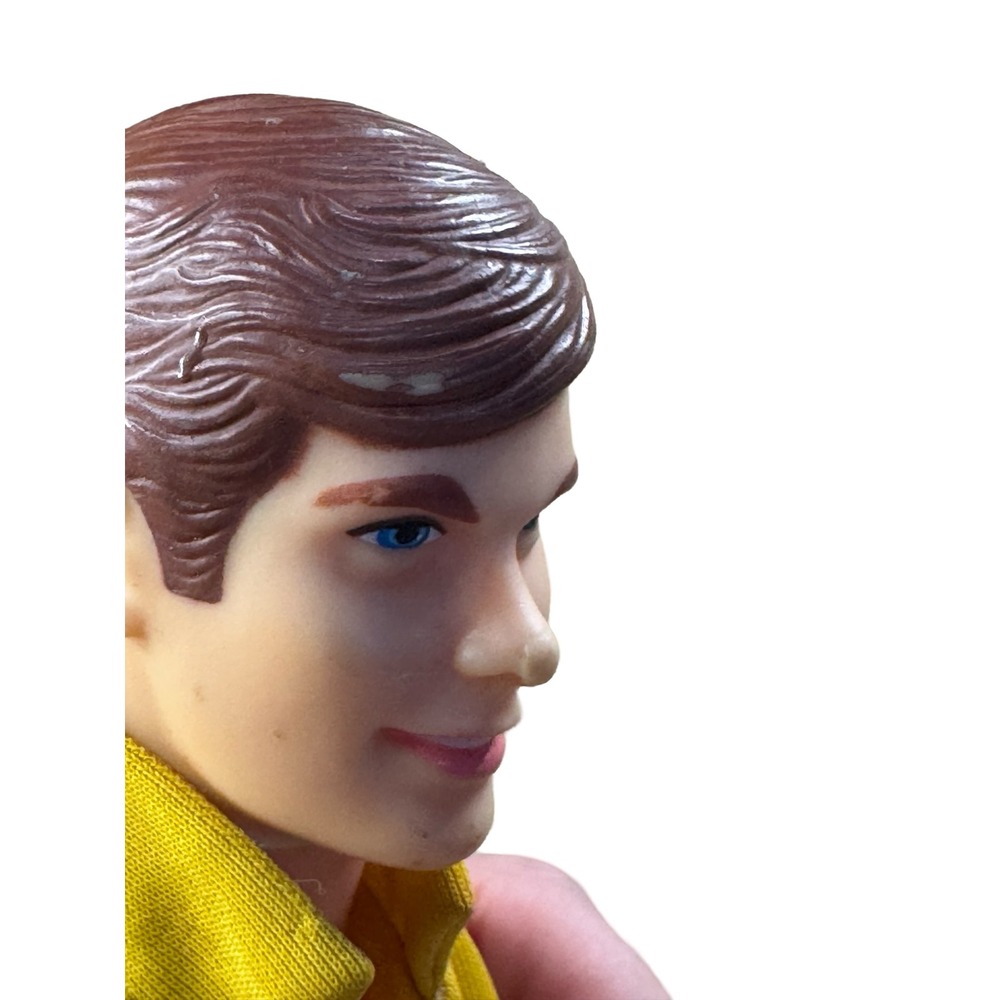 Vintage 1968 Mattel Good Looking Ken Doll Molded Brown Hair Yellow benable legs - Picture 6 of 6